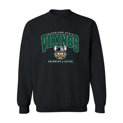 Cleveland State - NCAA Men's Swimming & Diving : Tanner Beck - Classic Shersey Crewneck Sweatshirt-0