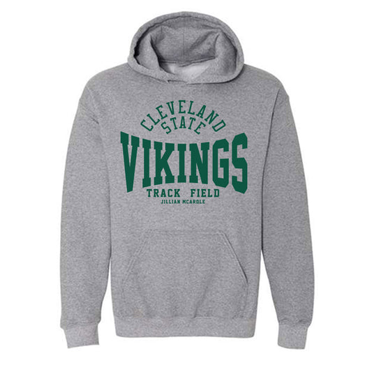 Cleveland State - NCAA Women's Track & Field : Jillian McArdle - Classic Fashion Shersey Hooded Sweatshirt-0