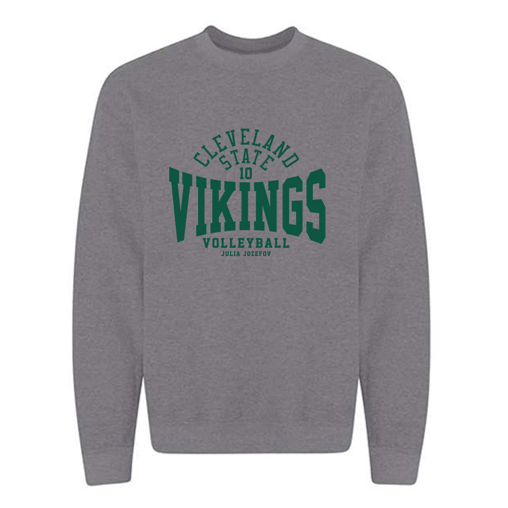 Cleveland State - NCAA Women's Volleyball : Julia Jozefov - Classic Fashion Shersey Crewneck Sweatshirt-0