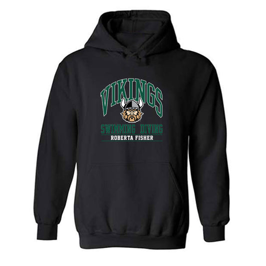 Cleveland State - NCAA Women's Swimming & Diving : Roberta Fisher - Classic Fashion Shersey Hooded Sweatshirt-0