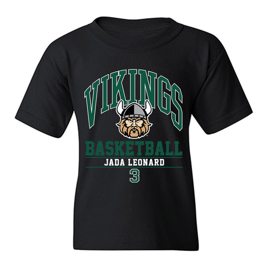 Cleveland State - NCAA Women's Basketball : Jada Leonard - Classic Fashion Shersey Youth T-Shirt-0