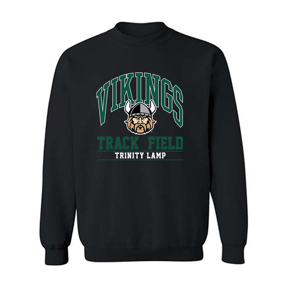 Cleveland State - NCAA Women's Track & Field : Trinity Lamp - Classic Fashion Shersey Crewneck Sweatshirt-0