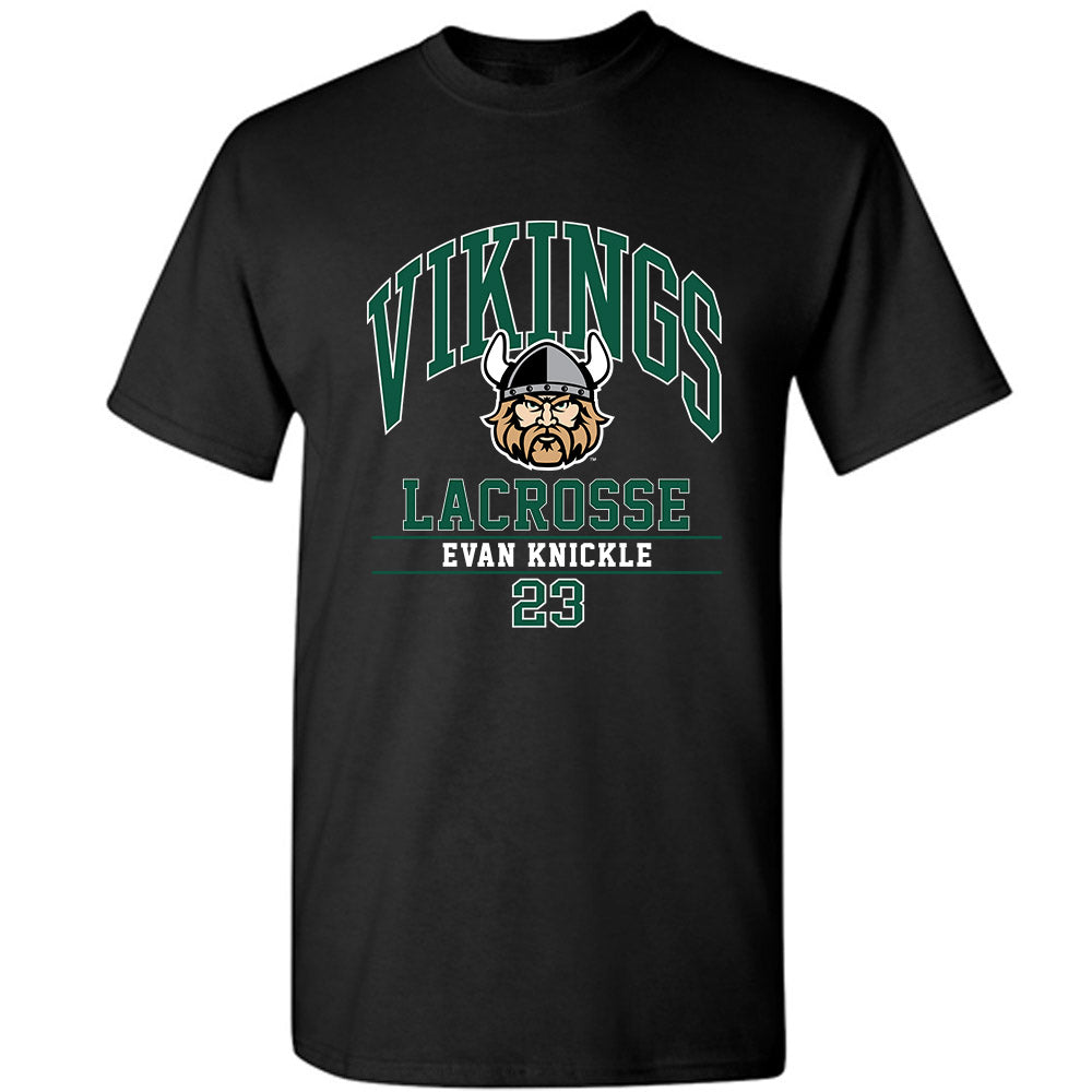 Cleveland State - NCAA Men's Lacrosse : Evan Knickle - Classic Fashion Shersey T-Shirt-0