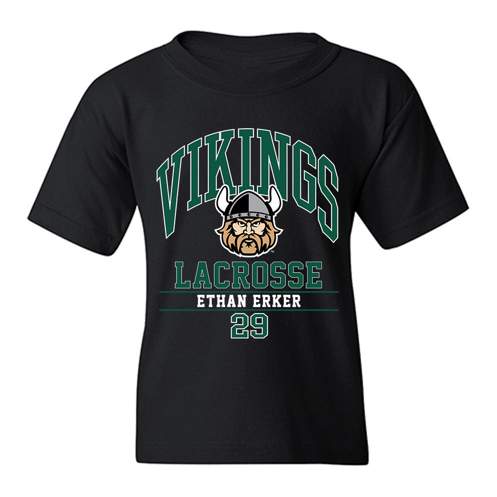 Cleveland State - NCAA Men's Lacrosse : Ethan Erker - Classic Fashion Shersey Youth T-Shirt-0