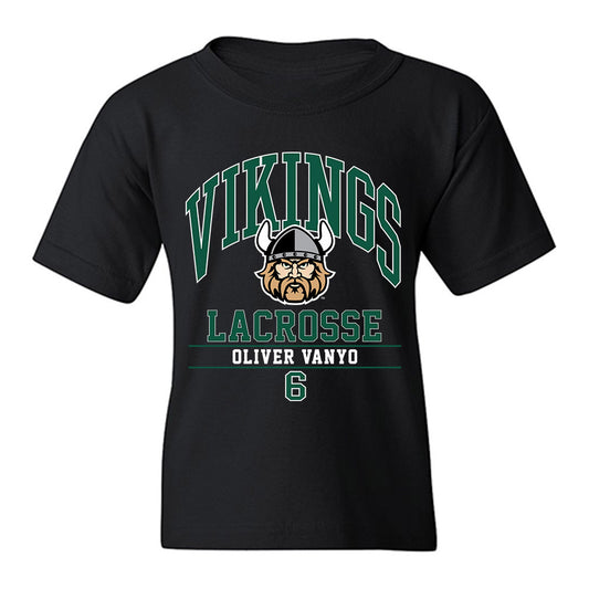 Cleveland State - NCAA Men's Lacrosse : Oliver Vanyo - Classic Fashion Shersey Youth T-Shirt-0