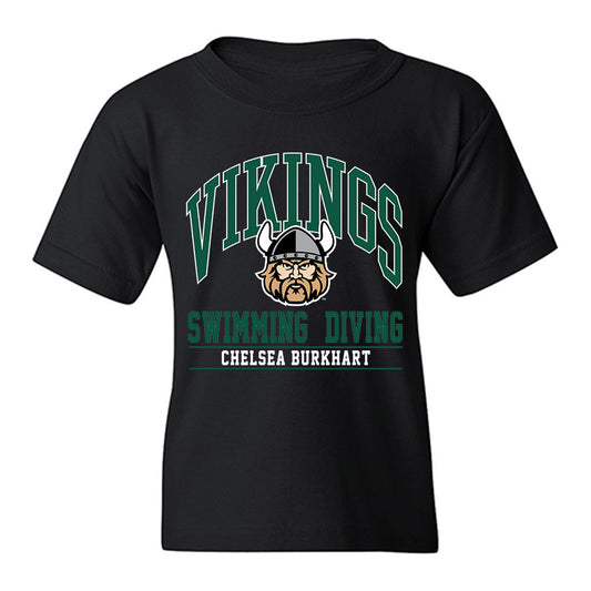 Cleveland State - NCAA Women's Swimming & Diving : Chelsea Burkhart - Classic Fashion Shersey Youth T-Shirt-0
