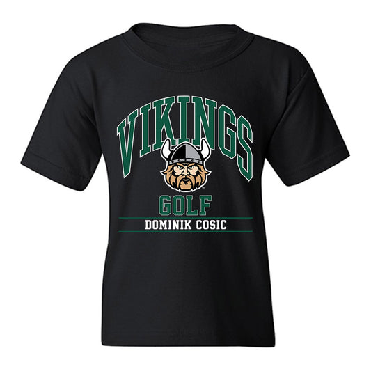 Cleveland State - NCAA Men's Golf : Dominik Cosic - Classic Fashion Shersey Youth T-Shirt-0