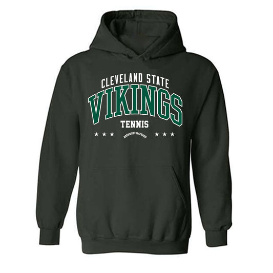 Cleveland State - NCAA Women's Tennis : Marta Rodriguez Machado - Classic Fashion Shersey Hooded Sweatshirt-0