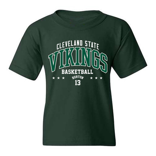 Cleveland State - NCAA Men's Basketball : Lucas Burton - Classic Fashion Shersey Youth T-Shirt-0