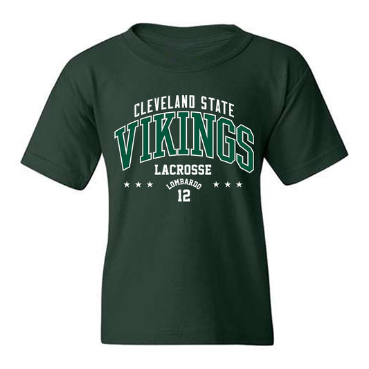 Cleveland State - NCAA Men's Lacrosse : Enrico Lombardo - Classic Fashion Shersey Youth T-Shirt-0