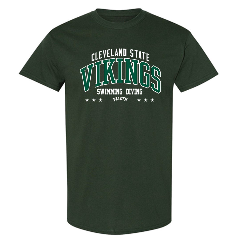 Cleveland State - NCAA Women's Swimming & Diving : Rebecca Plieth - Classic Fashion Shersey T-Shirt-0