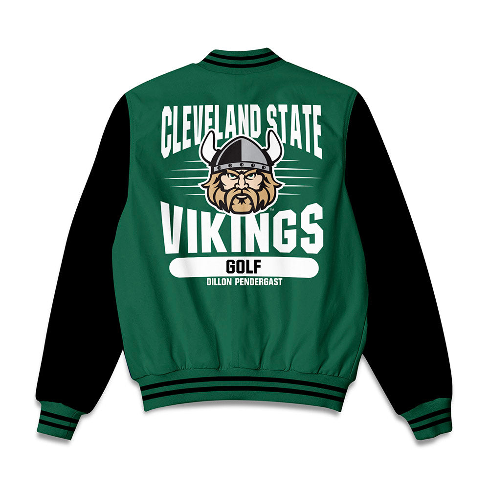 Cleveland State - NCAA Men's Golf : Dillon Pendergast - Bomber Jacket-1