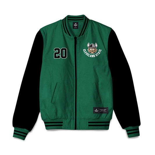 Cleveland State - NCAA Women's Basketball : Laurel Rockwood - Bomber Jacket-0