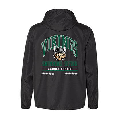Cleveland State - NCAA Men's Swimming & Diving : Xander Austin - Windbreaker-1