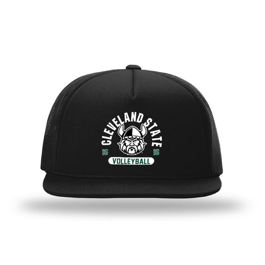 Cleveland State - NCAA Women's Volleyball : Laken Voss - Foamie Trucker Cap-0
