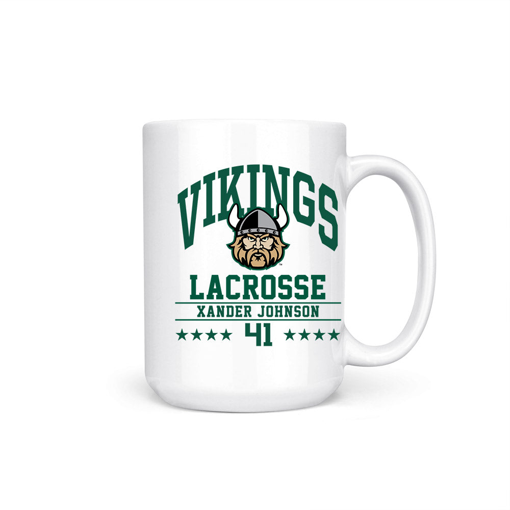 Cleveland State - NCAA Men's Lacrosse : Xander Johnson - Coffee Mug-0