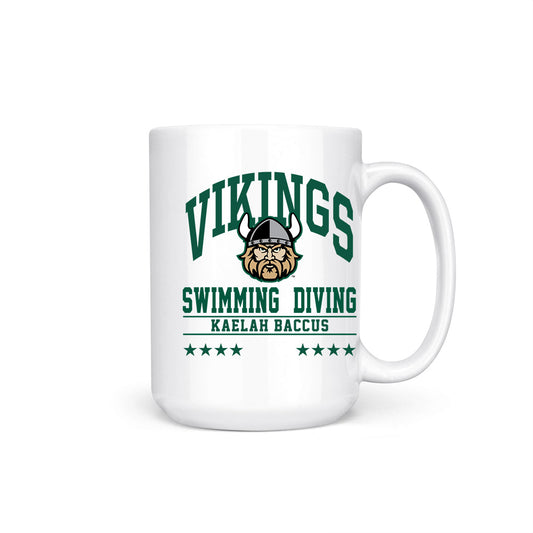 Cleveland State - NCAA Women's Swimming & Diving : Kaelah Baccus - Coffee Mug-0
