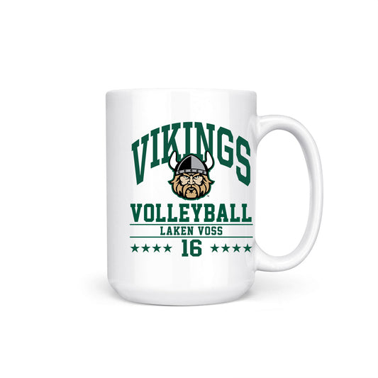 Cleveland State - NCAA Women's Volleyball : Laken Voss - Coffee Mug-0