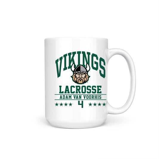Cleveland State - NCAA Men's Lacrosse : Adam Van Voorhis - Coffee Mug-0