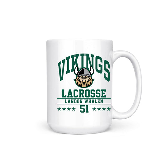 Cleveland State - NCAA Men's Lacrosse : Landon Whalen - Coffee Mug-0
