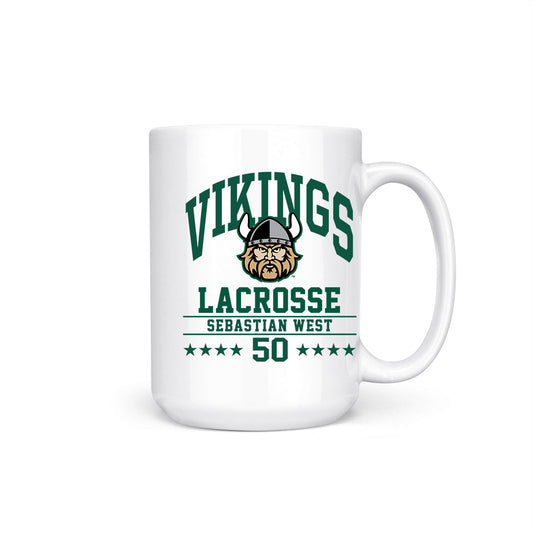 Cleveland State - NCAA Men's Lacrosse : Sebastian West - Coffee Mug-0