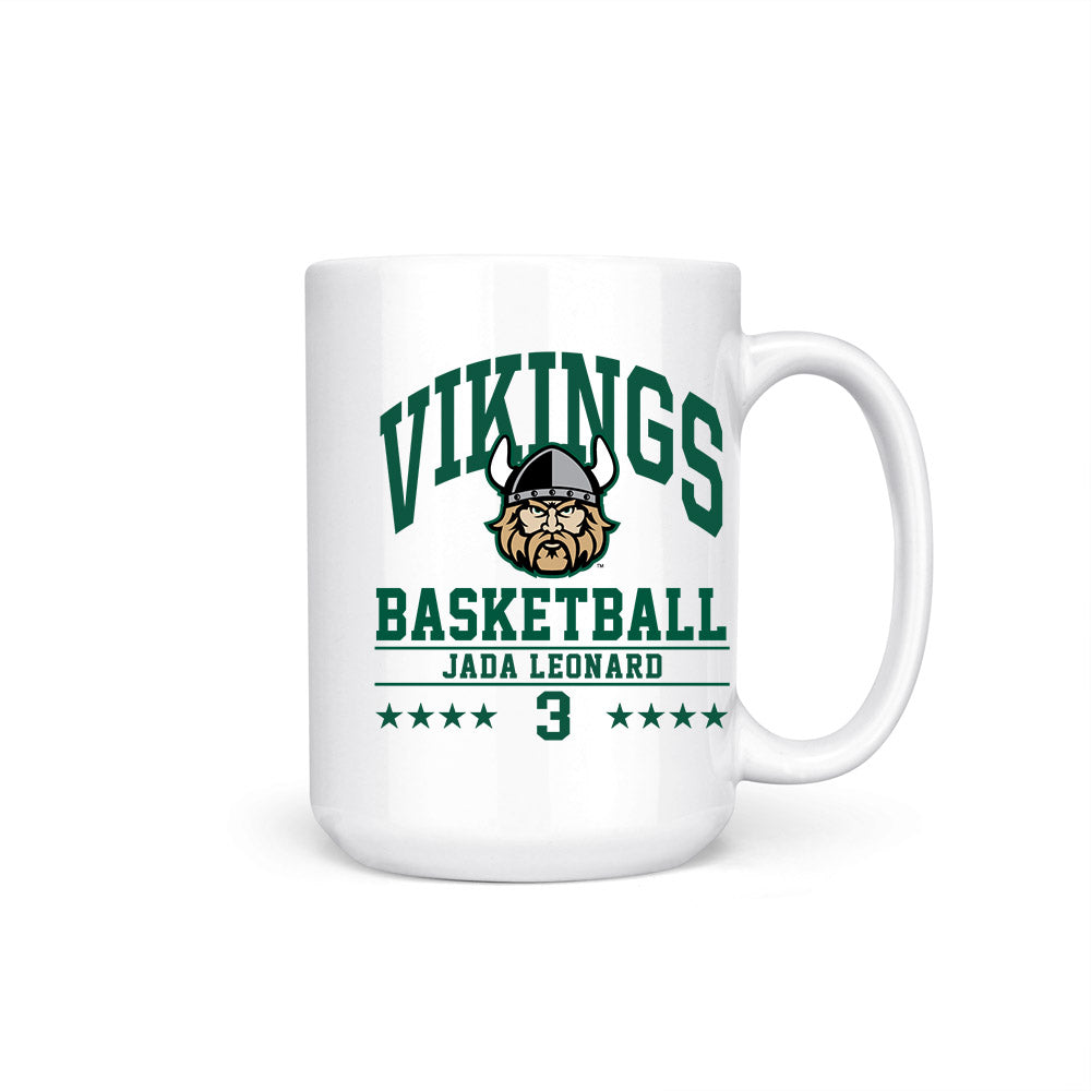 Cleveland State - NCAA Women's Basketball : Jada Leonard - Coffee Mug-0