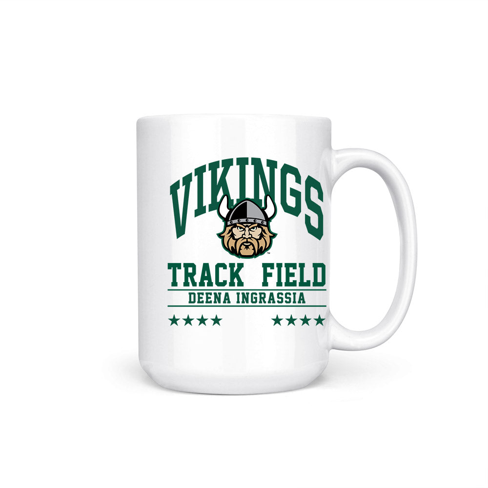 Cleveland State - NCAA Women's Track & Field : Deena Ingrassia - Coffee Mug-0