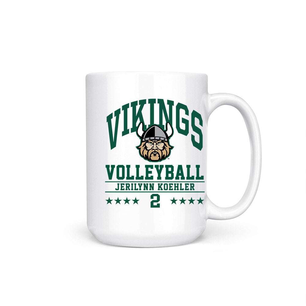 Cleveland State - NCAA Women's Volleyball : Jerilynn Koehler - Coffee Mug-0
