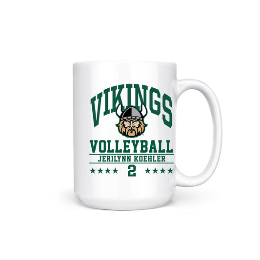 Cleveland State - NCAA Women's Volleyball : Jerilynn Koehler - Coffee Mug-0