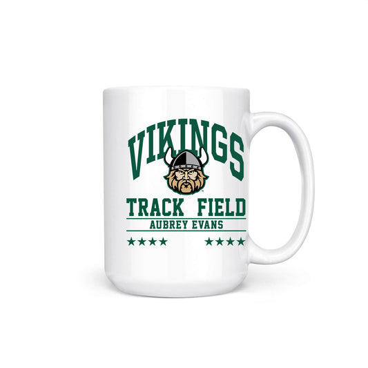Cleveland State - NCAA Women's Track & Field : Aubrey Evans - Coffee Mug-0