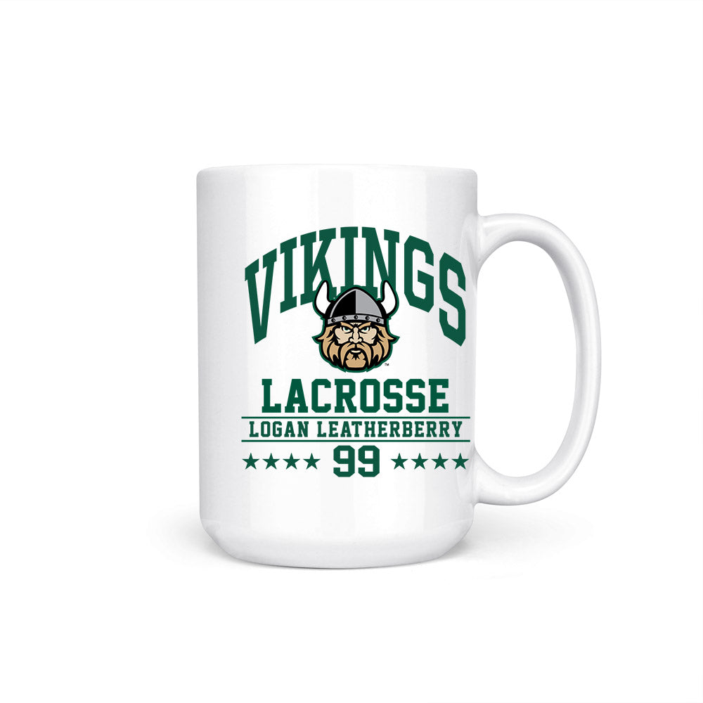 Cleveland State - NCAA Men's Lacrosse : Logan Leatherberry - Coffee Mug-0