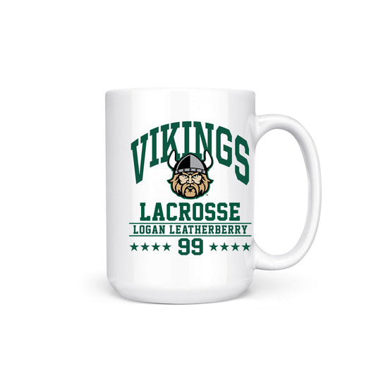 Cleveland State - NCAA Men's Lacrosse : Logan Leatherberry - Coffee Mug-0