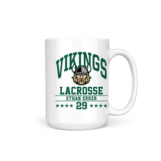 Cleveland State - NCAA Men's Lacrosse : Ethan Erker - Coffee Mug-0
