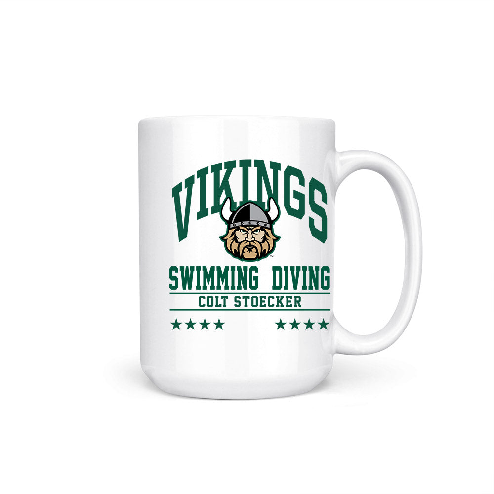 Cleveland State - NCAA Men's Swimming & Diving : Colt Stoecker - Coffee Mug-0