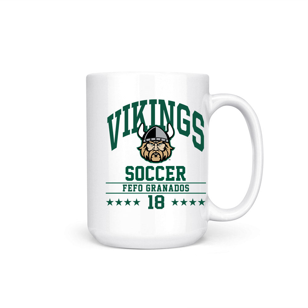 Cleveland State - NCAA Men's Soccer : Fefo Granados - Coffee Mug-0