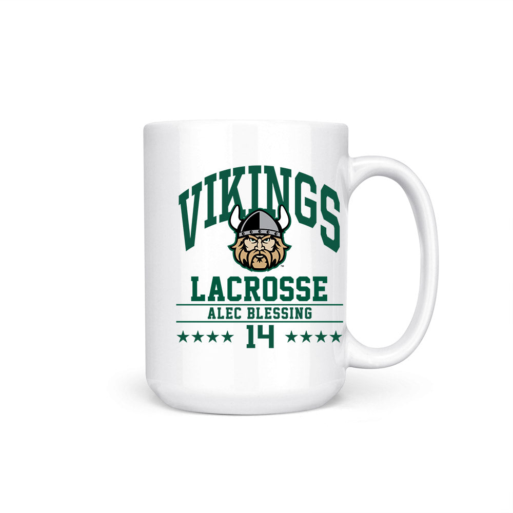 Cleveland State - NCAA Men's Lacrosse : Alec Blessing - Coffee Mug-0