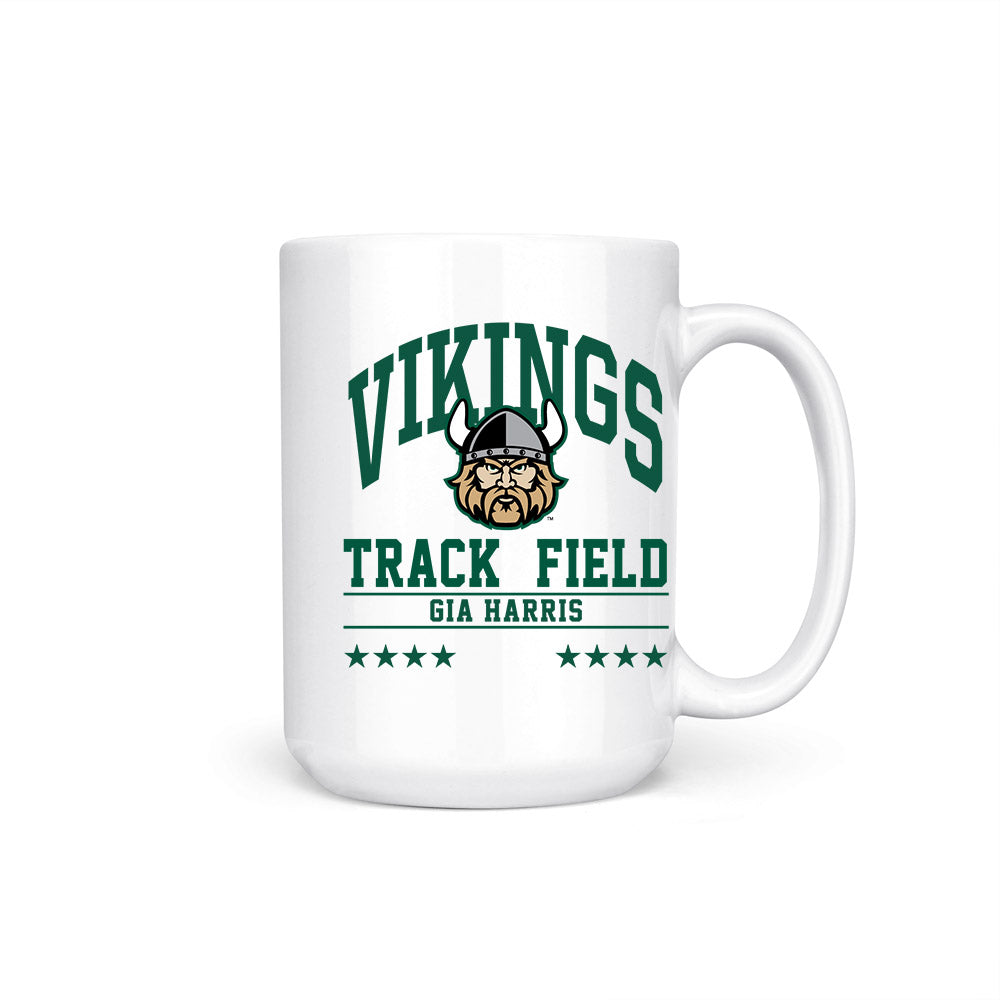 Cleveland State - NCAA Women's Track & Field : Gia Harris - Coffee Mug-0