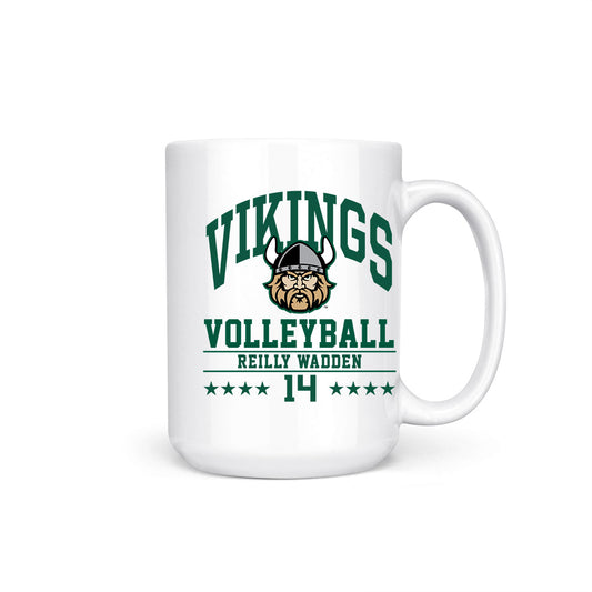 Cleveland State - NCAA Women's Volleyball : Reilly Wadden - Coffee Mug-0