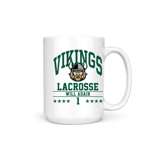 Cleveland State - NCAA Men's Lacrosse : Will Adair - Coffee Mug-0