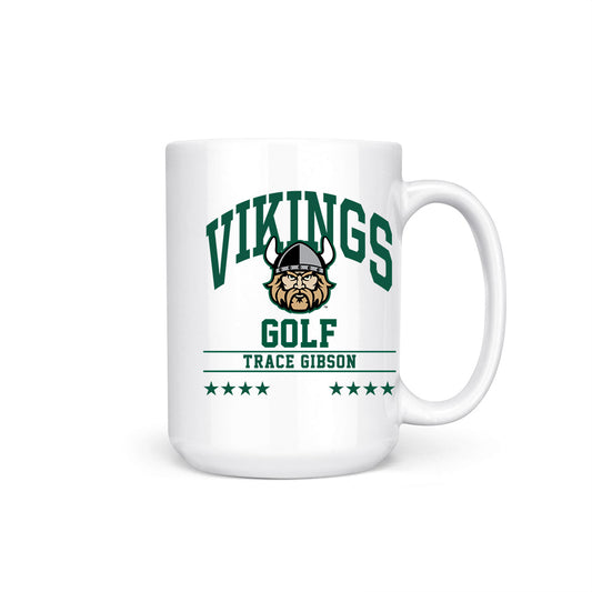 Cleveland State - NCAA Men's Golf : Trace Gibson - Coffee Mug-0