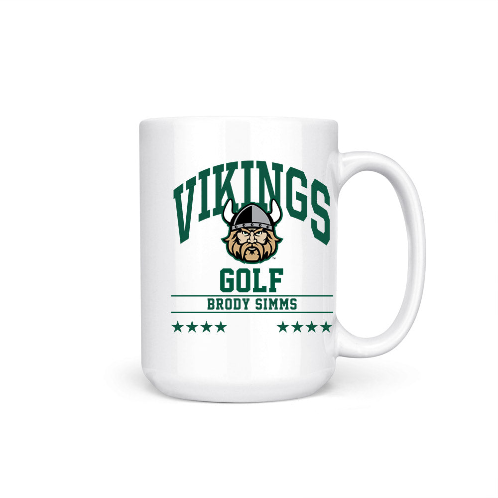 Cleveland State - NCAA Men's Golf : Brody Simms - Coffee Mug-0