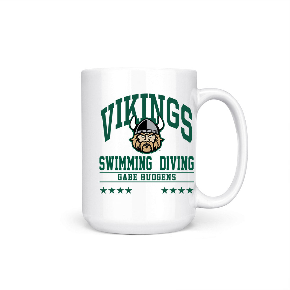 Cleveland State - NCAA Men's Swimming & Diving : Gabe Hudgens - Coffee Mug-0