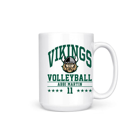 Cleveland State - NCAA Women's Volleyball : Abbi Martin - Coffee Mug-0