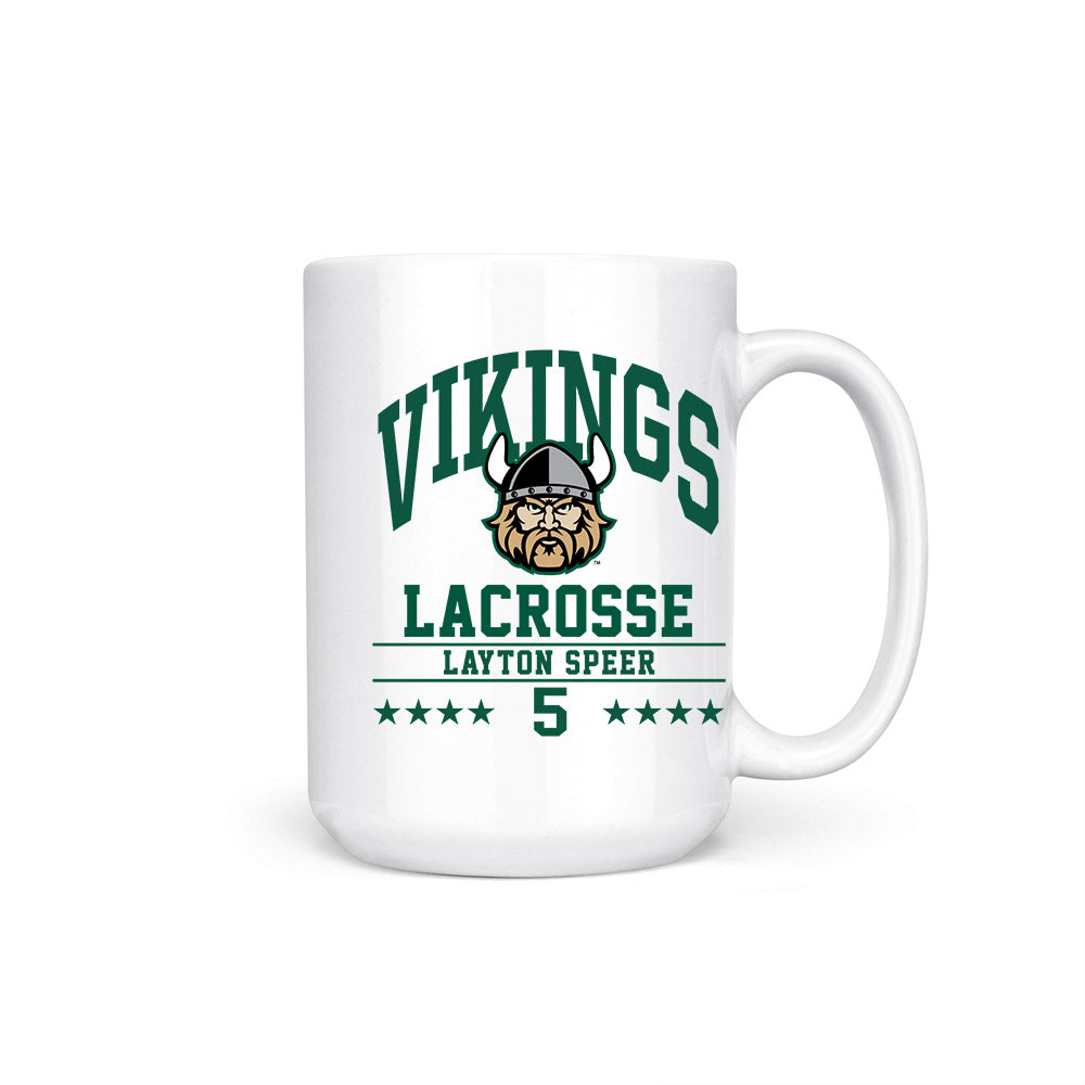 Cleveland State - NCAA Men's Lacrosse : Layton Speer - Coffee Mug-0