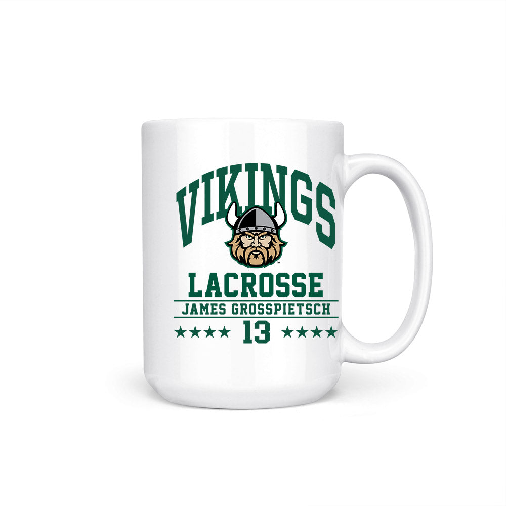 Cleveland State - NCAA Men's Lacrosse : James Grosspietsch - Coffee Mug-0