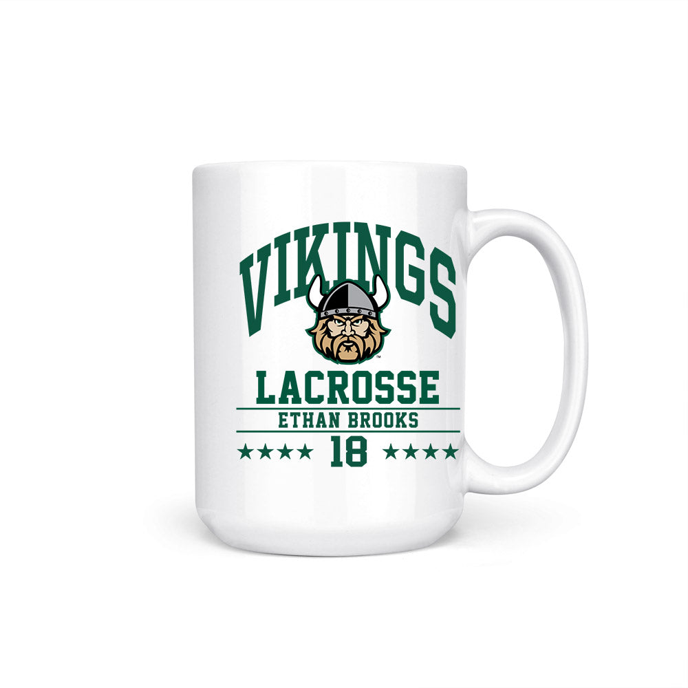 Cleveland State - NCAA Men's Lacrosse : Ethan Brooks - Coffee Mug-0