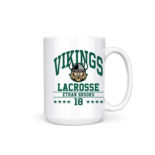 Cleveland State - NCAA Men's Lacrosse : Ethan Brooks - Coffee Mug-0