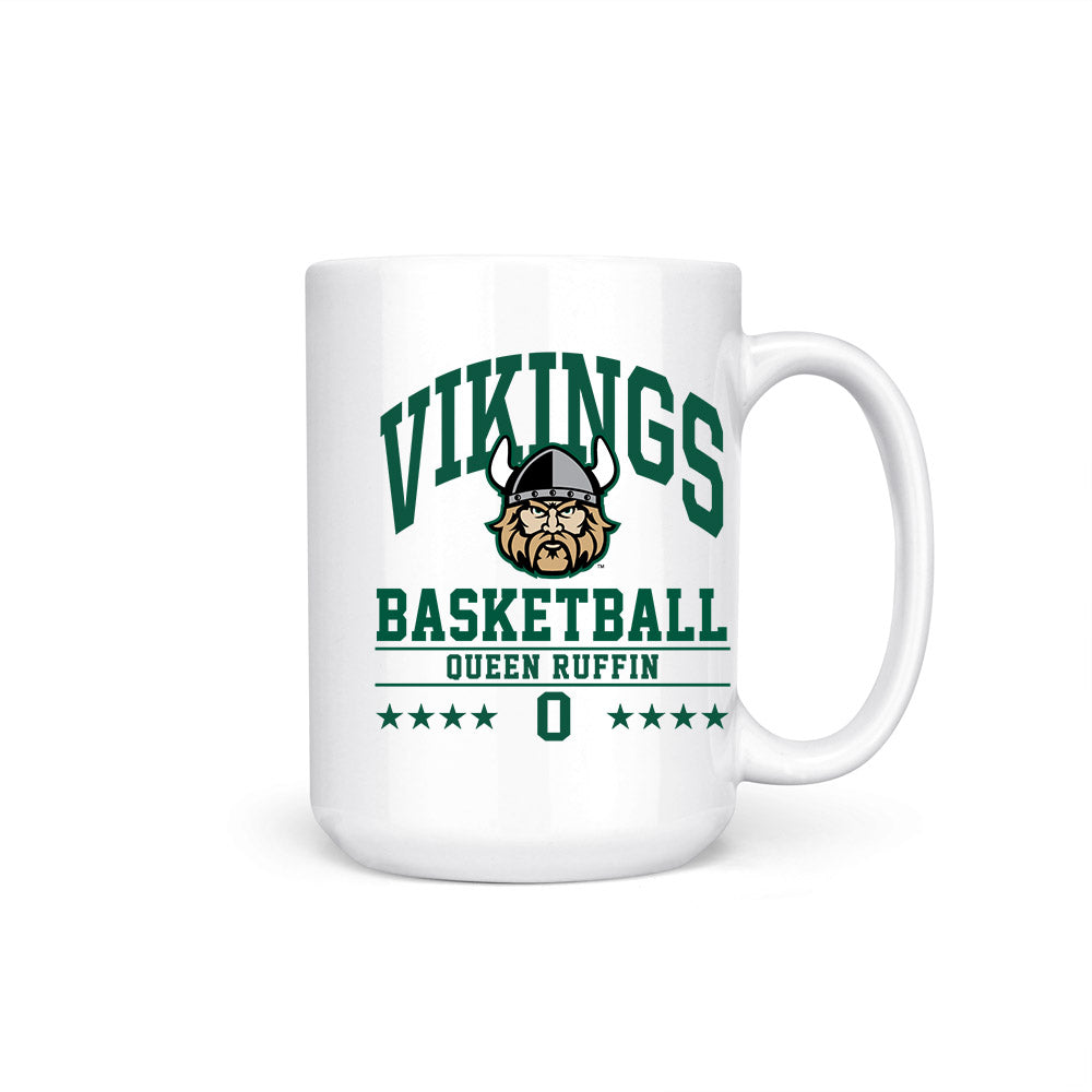 Cleveland State - NCAA Women's Basketball : Queen Ruffin - Coffee Mug-0