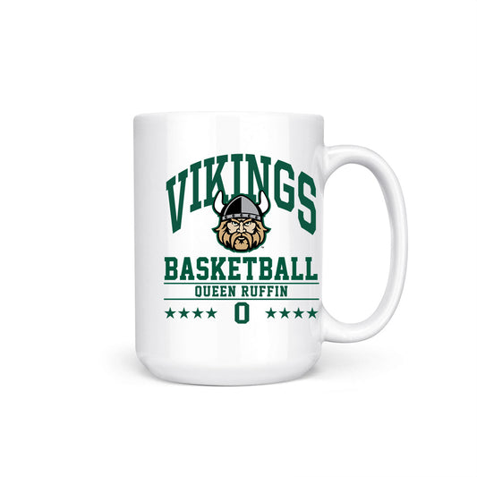 Cleveland State - NCAA Women's Basketball : Queen Ruffin - Coffee Mug-0