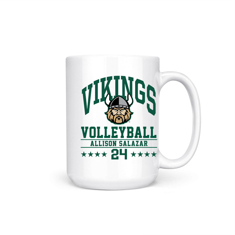 Cleveland State - NCAA Women's Volleyball : Allison Salazar - Coffee Mug-0